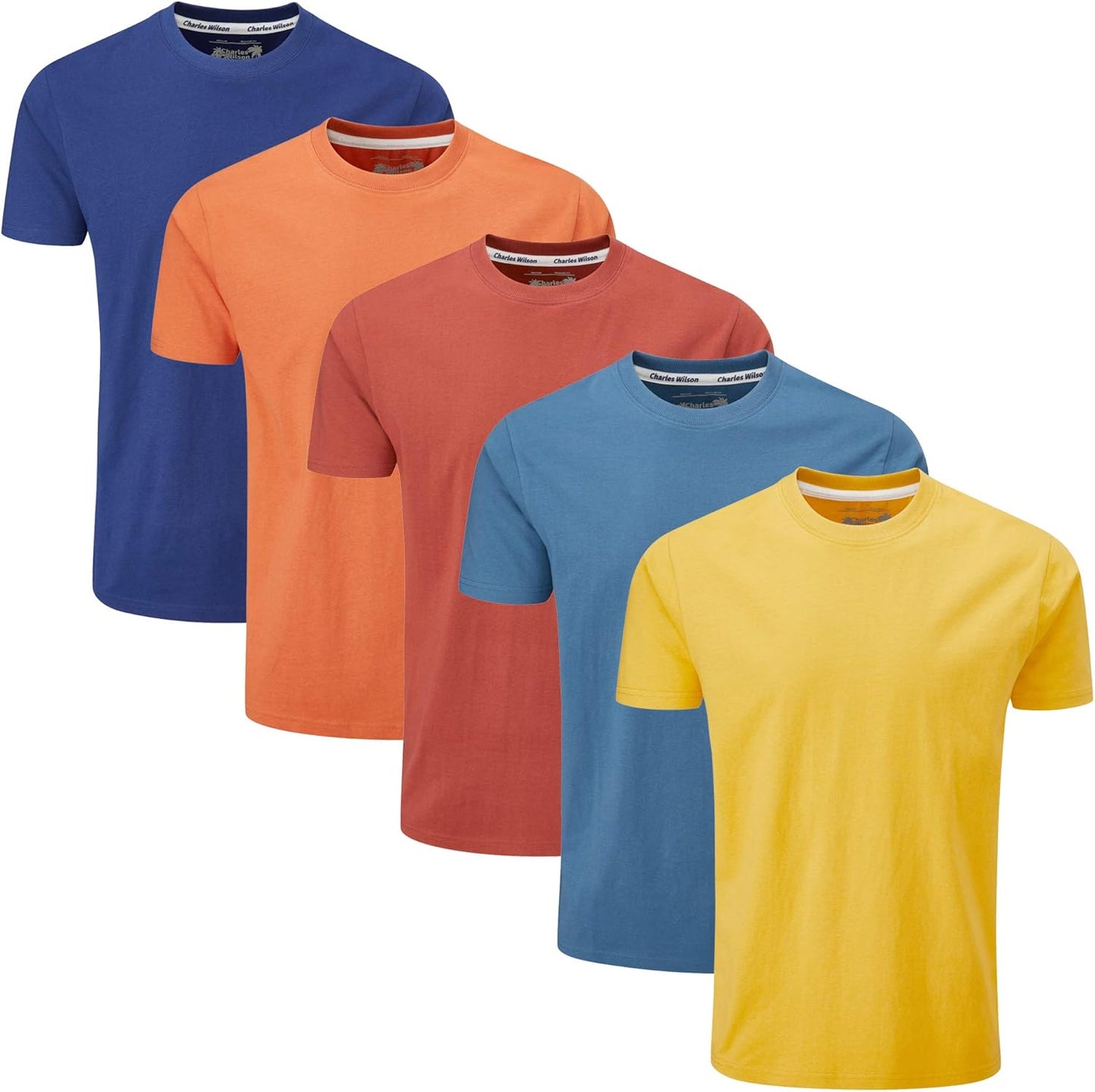 Men's 5 Pack Crew Neck T-Shirt