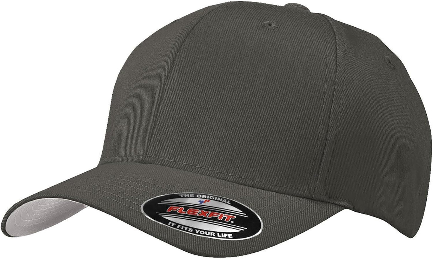 Plain 6277 Flex Baseball Men's Athletic Baseball Flex-Baseball Cap. Flex Baseball Baseball Hat.