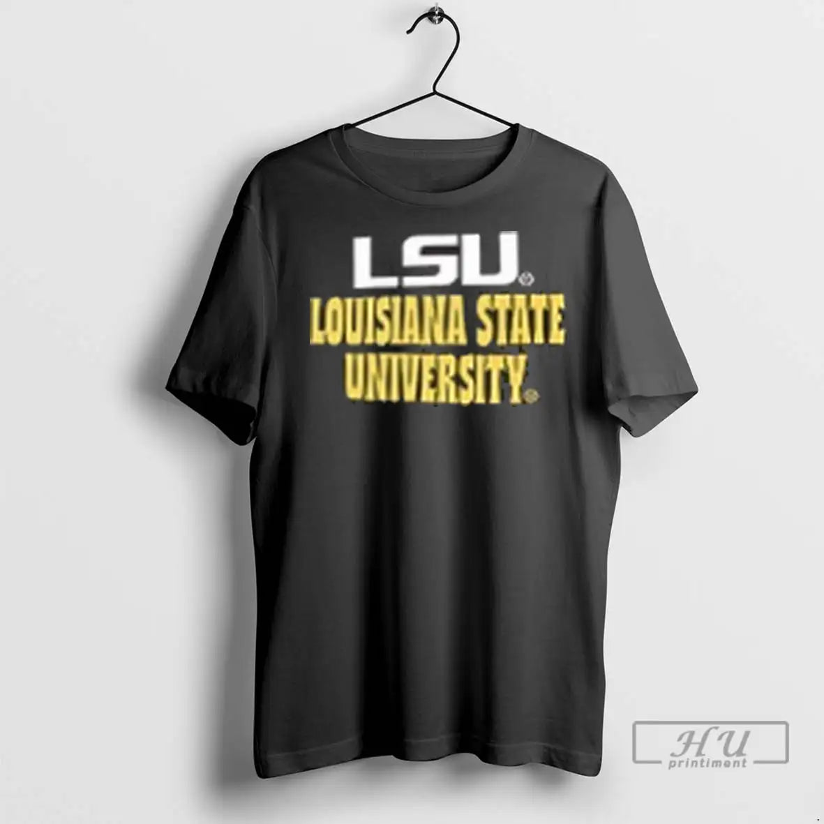 Officials Louisiana State University 1860 Thick Lined Landscape 2 Sided T Shirts