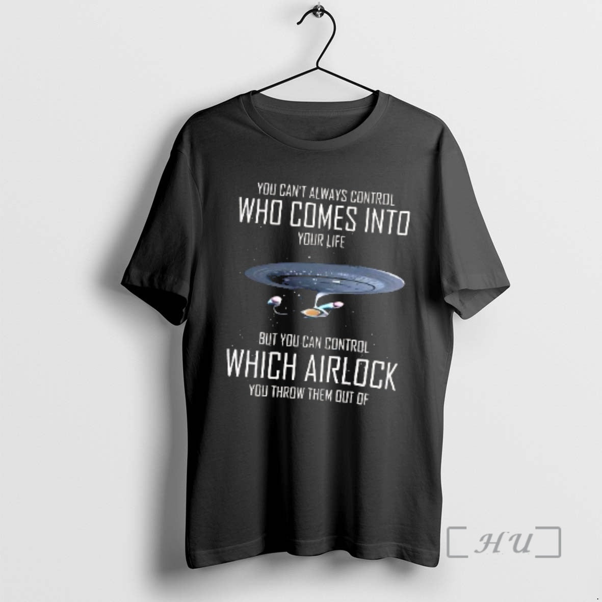 Officials You Cant Always Control Who Comes Into Your Life Space Ship Premium T Shirts