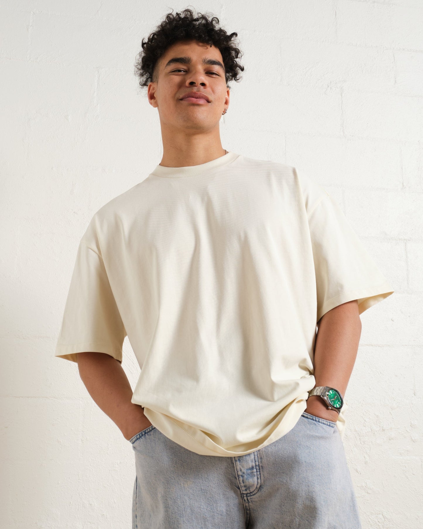 Oversized Tee 2 Pack: Charcoal, Natural