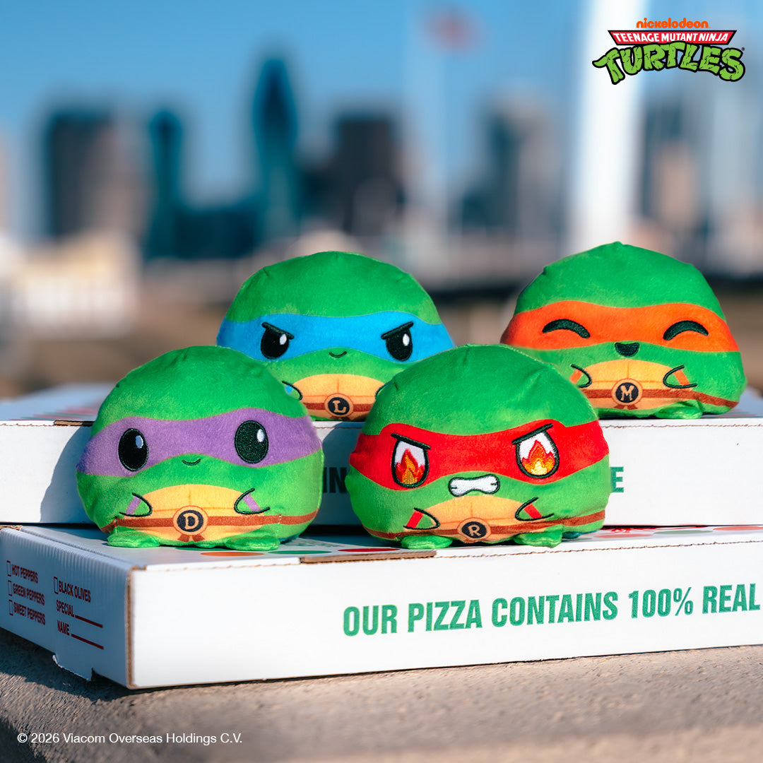 Michelangelo & Ooze Turtle 4" Reversible Plushie