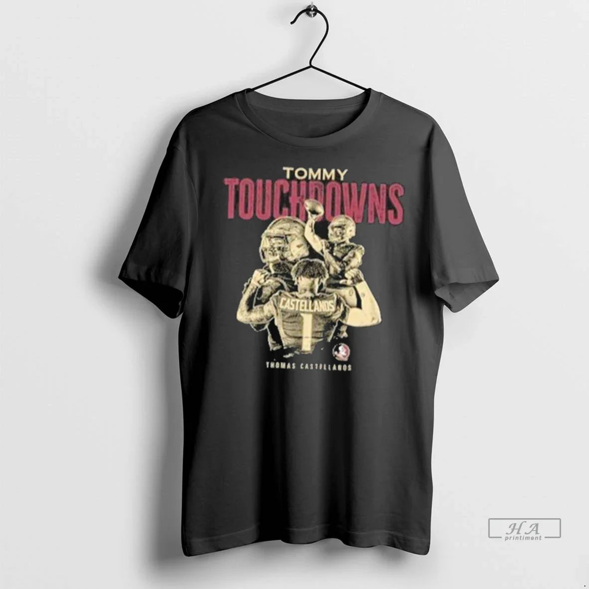 Trendy Officials Tommy Touchdowns Castellanos Florida State Football Shirt Sweater