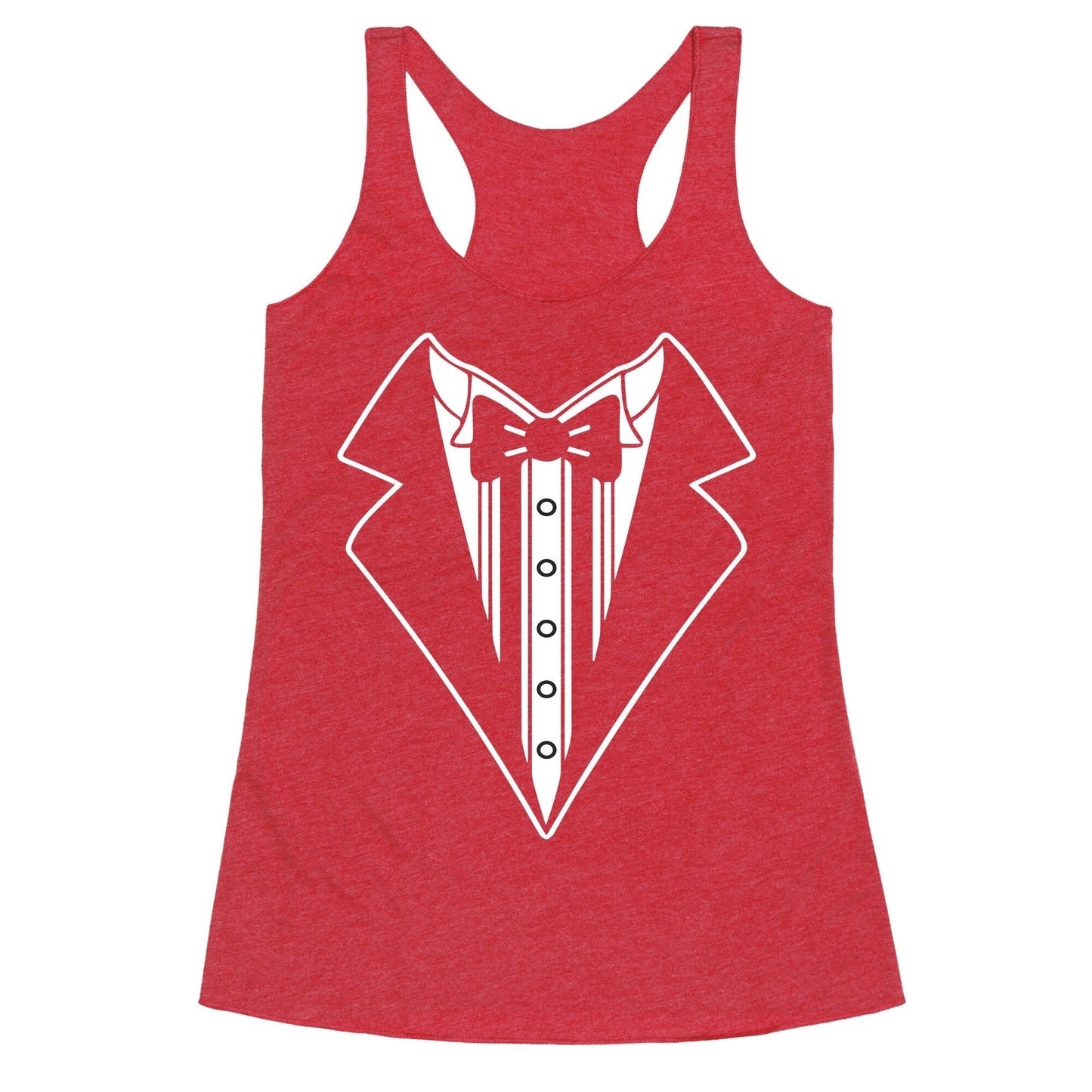 Tuxedo T Shirt Racerback Tank