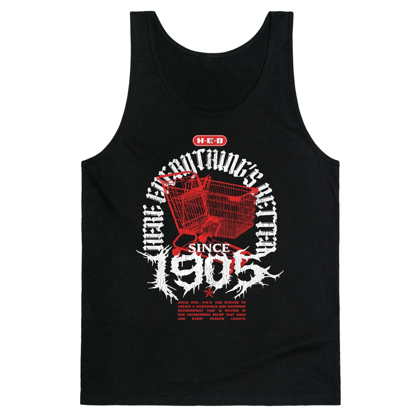H-E-B Metal Shirt Tank Top