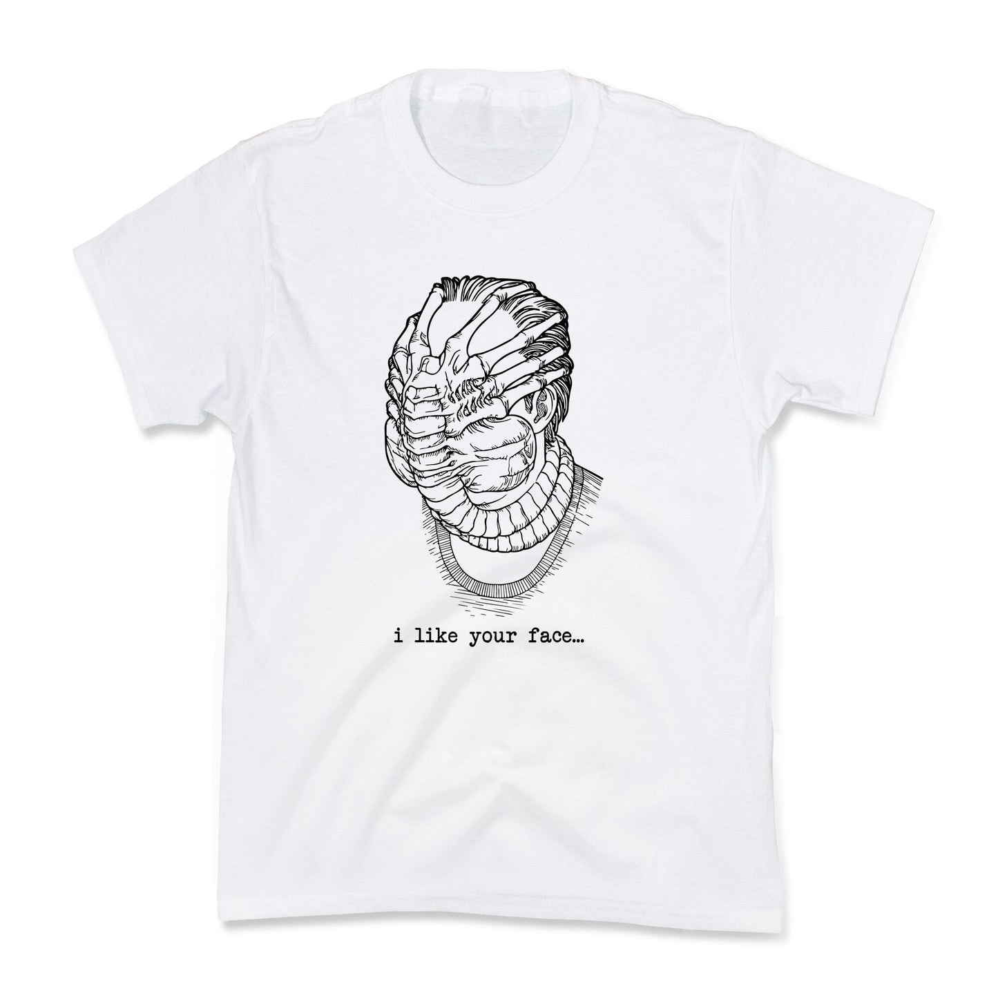 I Like Your Face Kids Tee