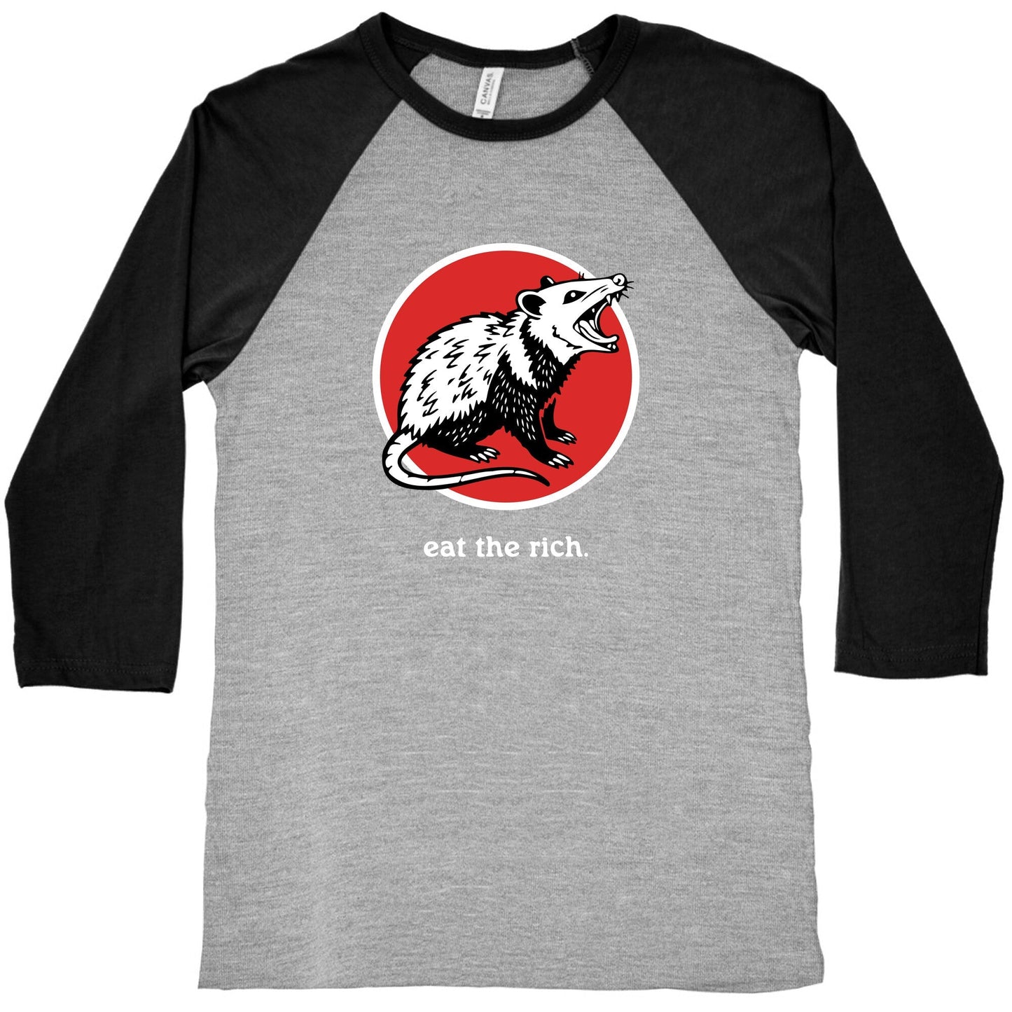 Eat The Rich Baseball Tee