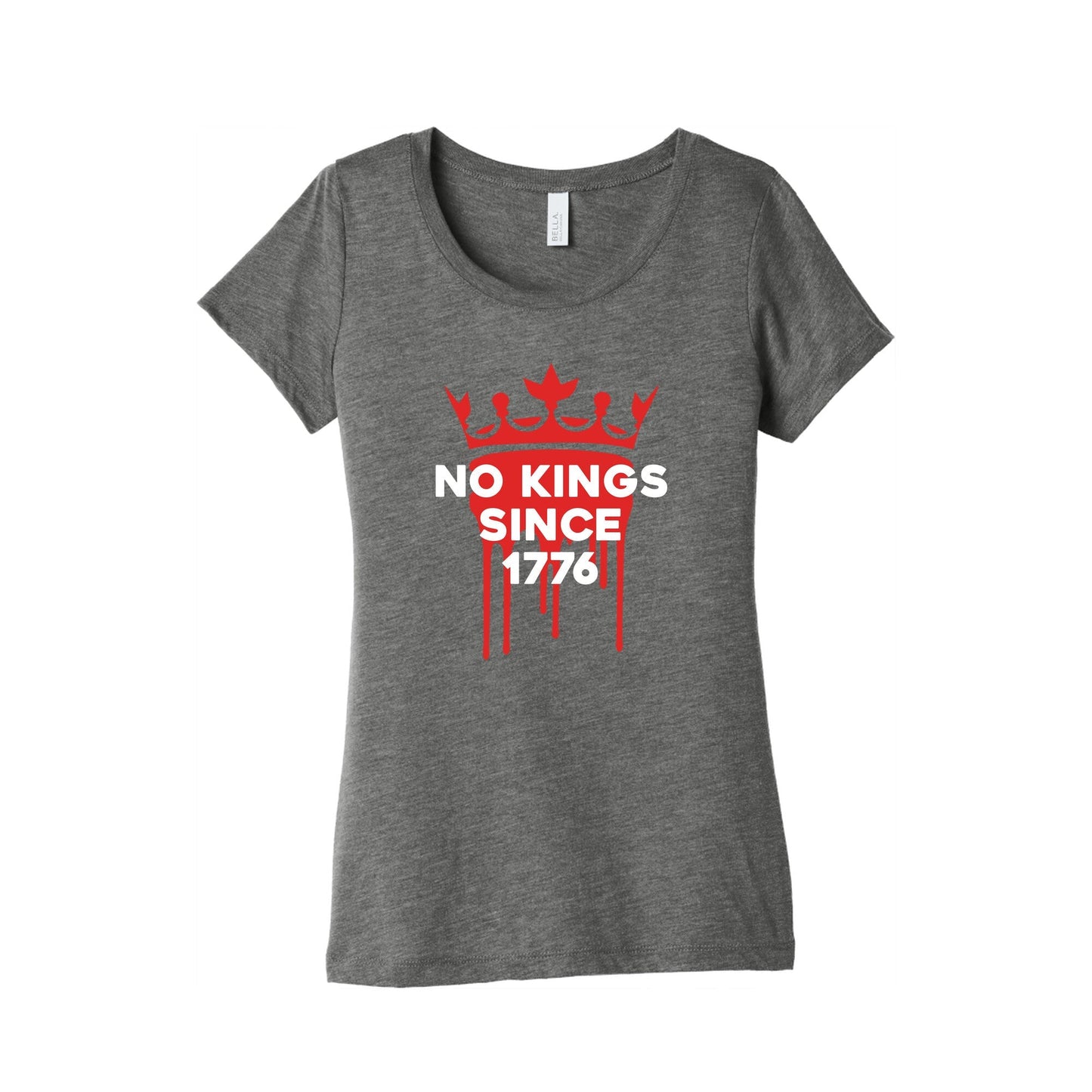 No Kings Womens Triblend Tee