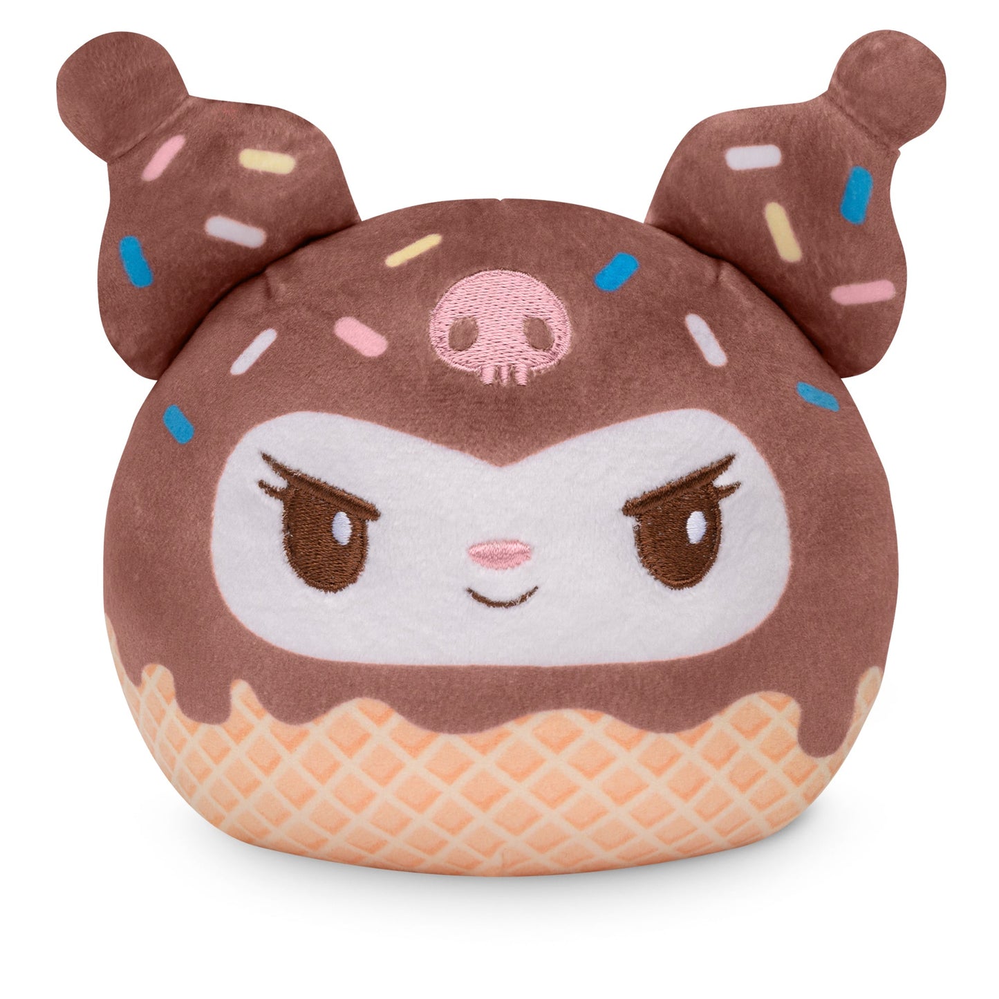 Kuromi Ice Cream Cone 4” Reversible Plushie