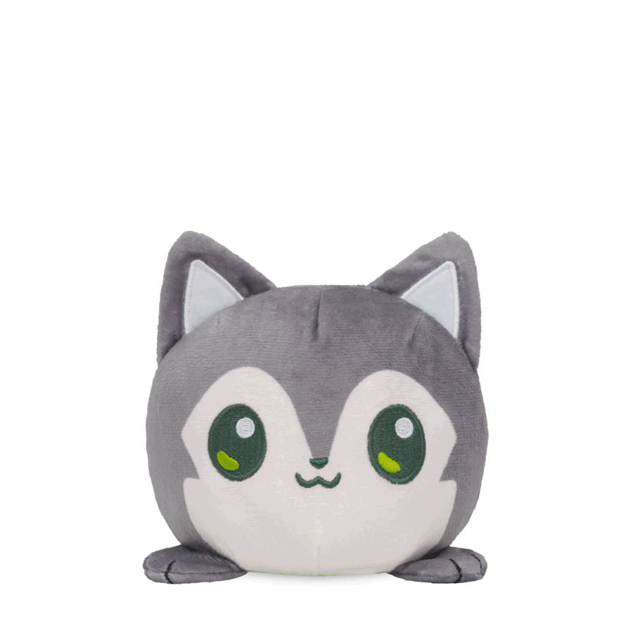 Halloween Wolf & Werewolf 4" Reversible Plushie (Glow)