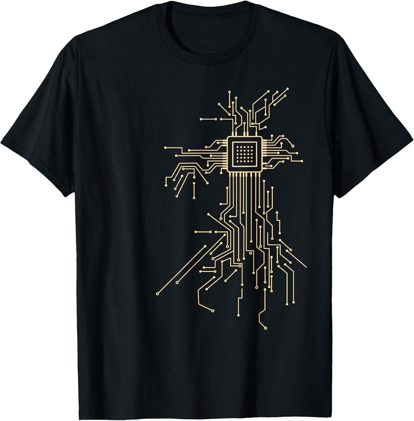 Processor Circuit Graphics Computer CPU Electronics IT Geek T-Shirt