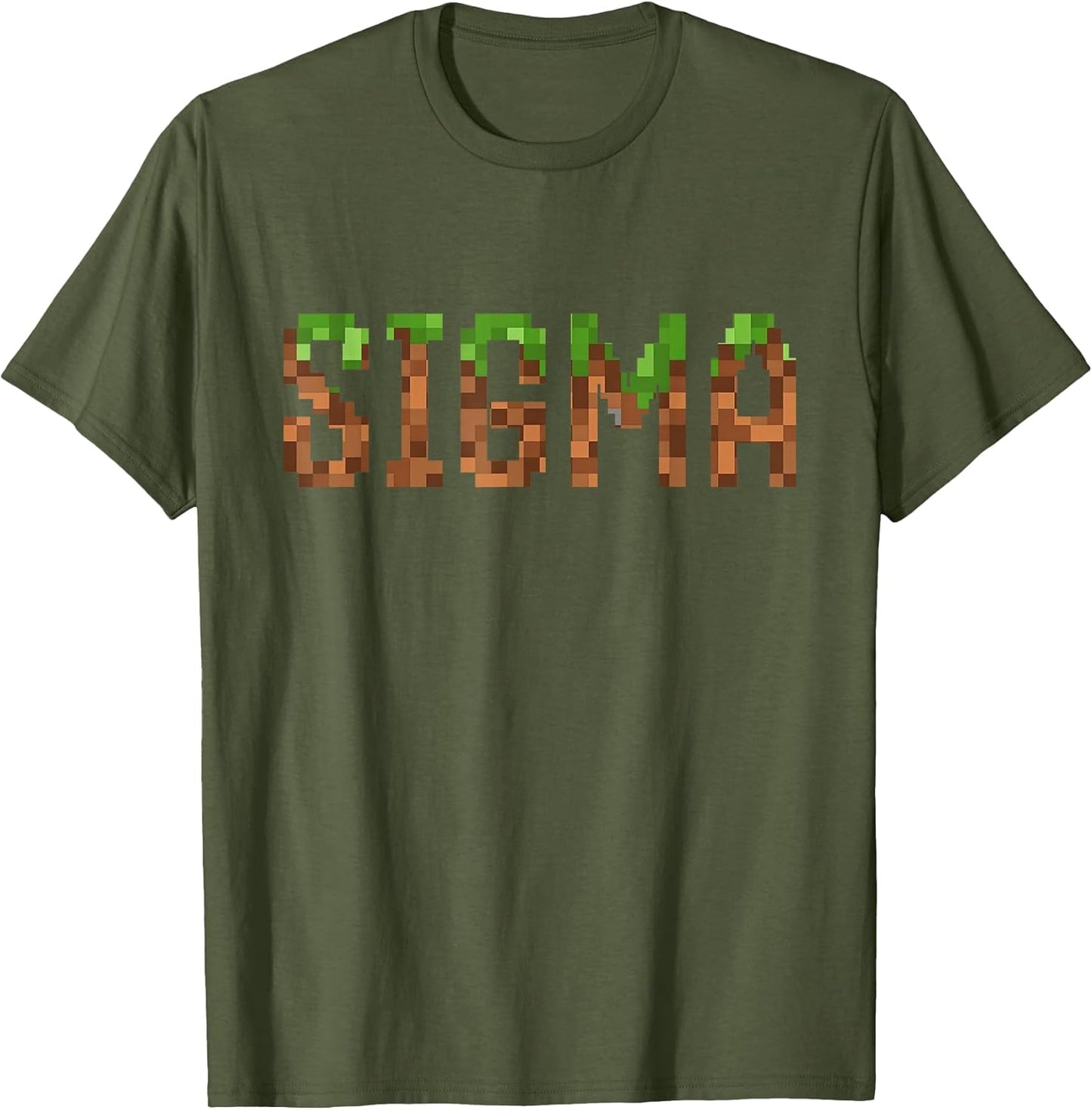 Sigma - retro video game pixel art 8-bit pc gamer kids boys T-Shirt