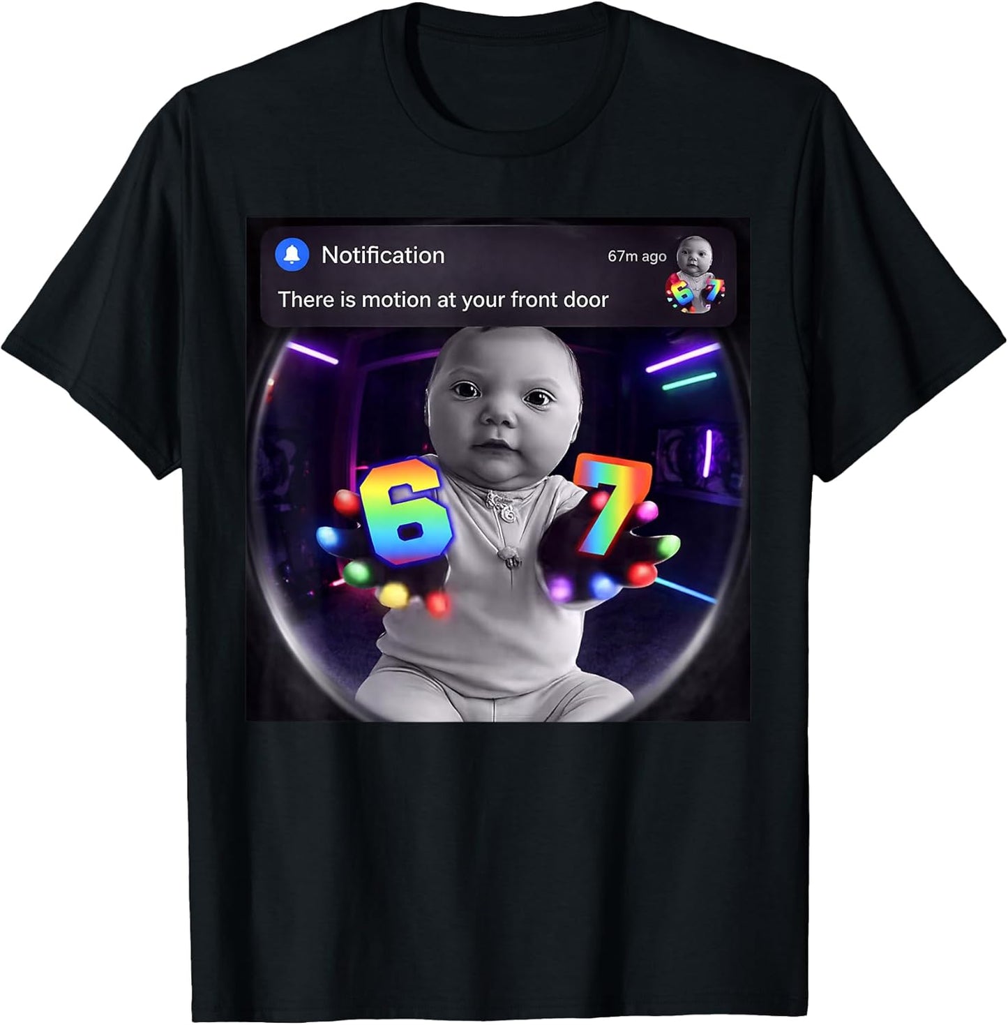 Laughing Ai Baby with Motion Meme Tee