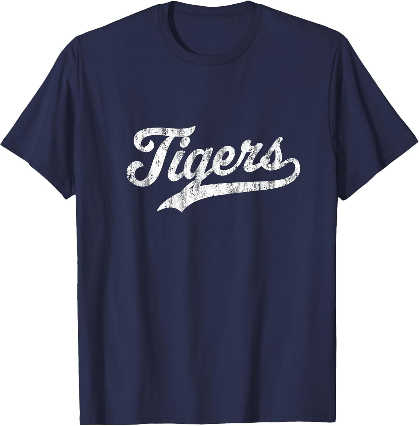 Tigers Mascot T Shirt Vintage Sports Name Tee Design T-Shirt
