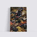 Greek Mythology Collage Gold Cosmic Chaos