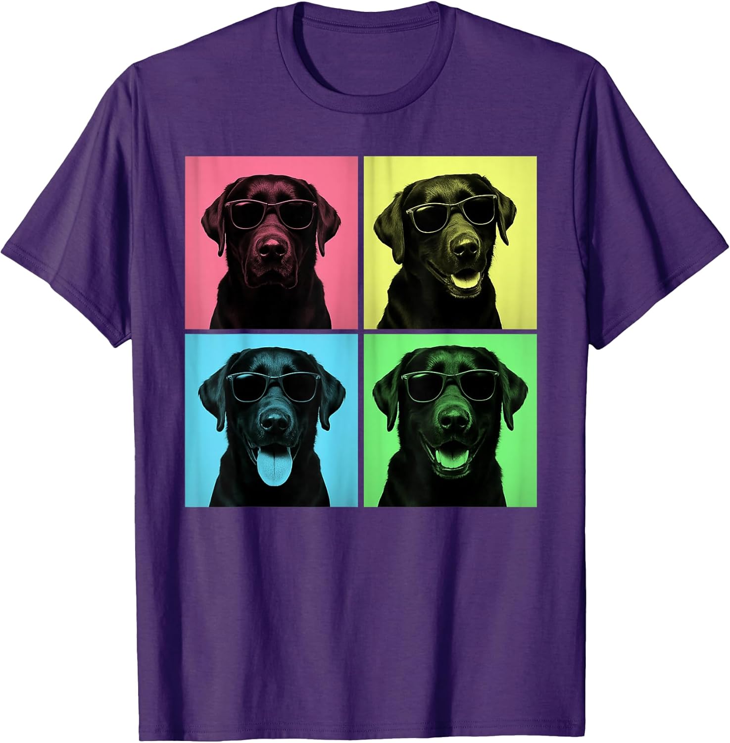 Labrador Pop Art Funny Black Lab Dog Lover Photo Booth T-Shirt Unisex T-shirt, Sweatshirt, Hoodie, Long Sleeve Tee