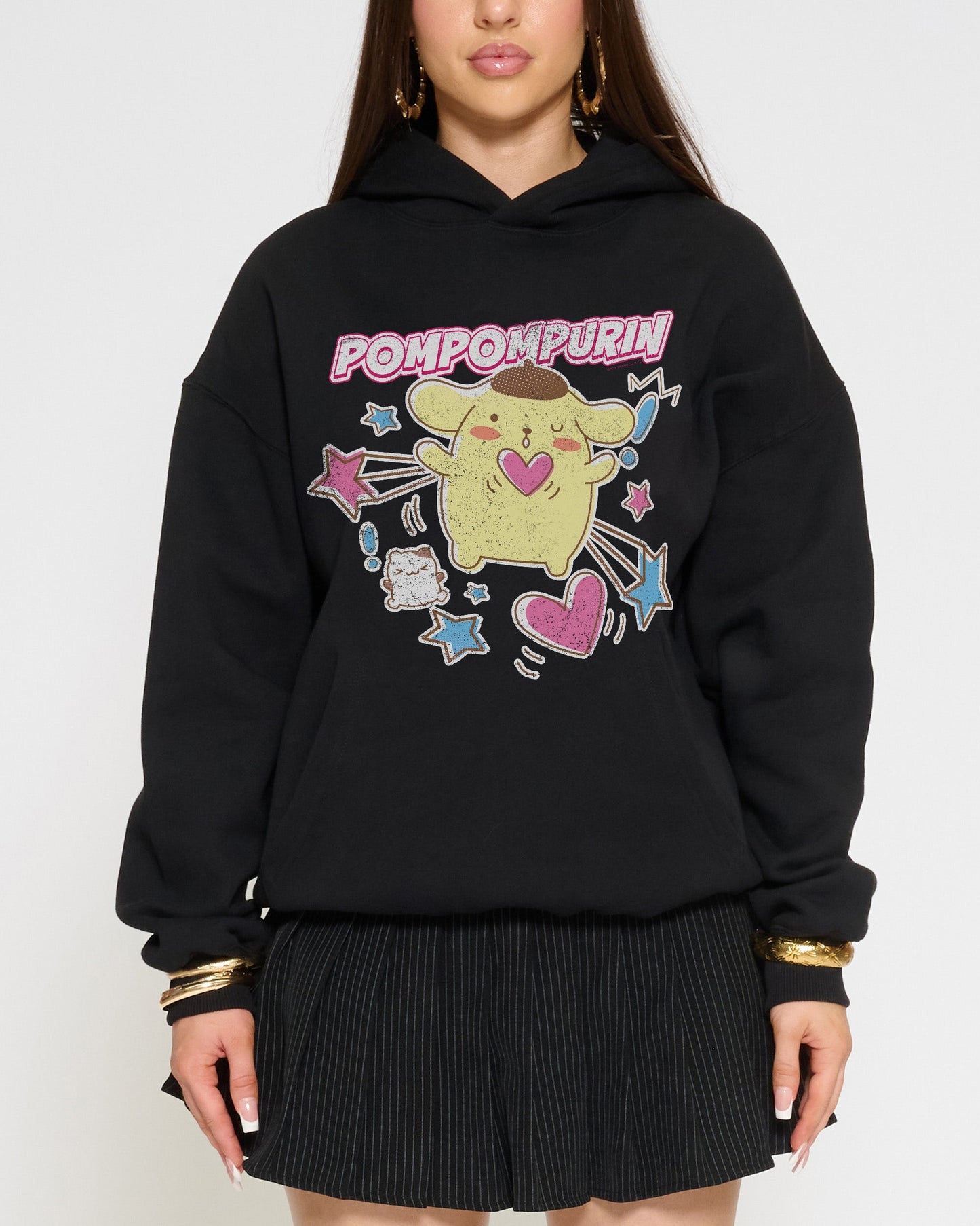 Pompompurin Hearts Hoodie