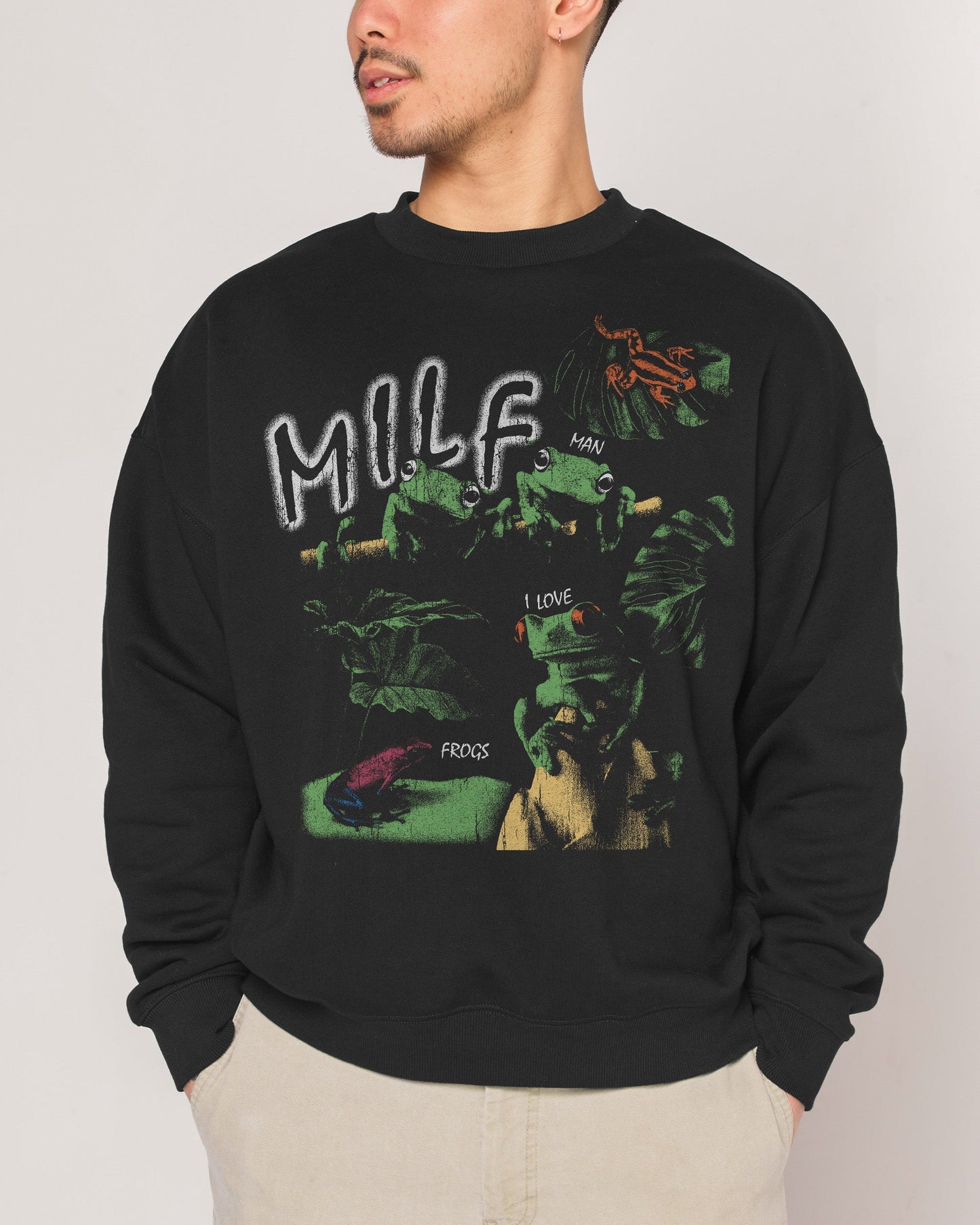 Man I Love Frogs Jungle Edition Sweatshirt