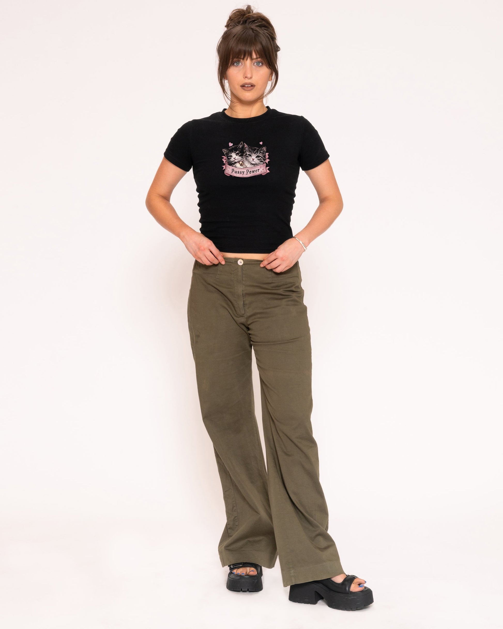 Pussy Power Longline Baby Tee