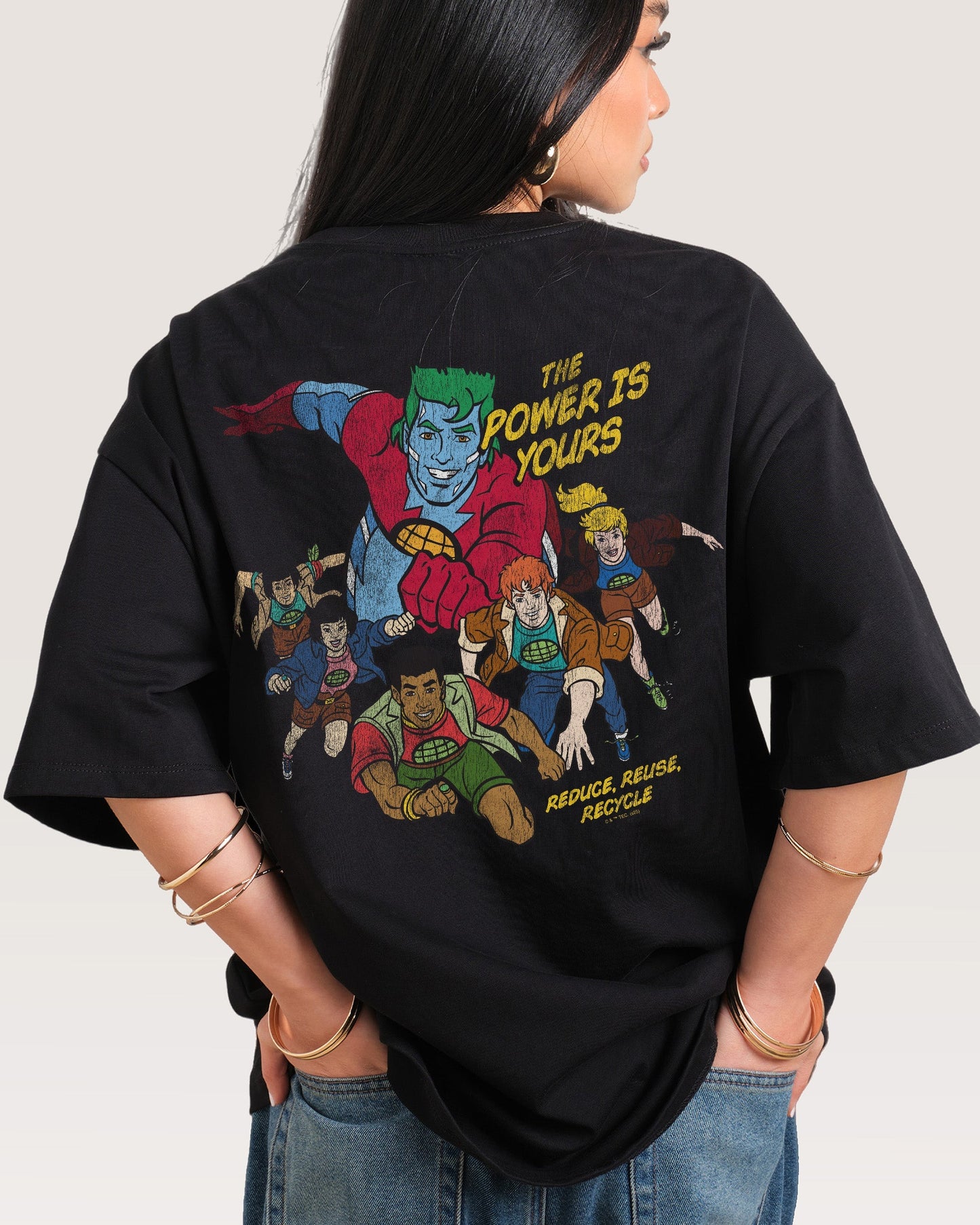 The Power Is Yours Oversized Tee