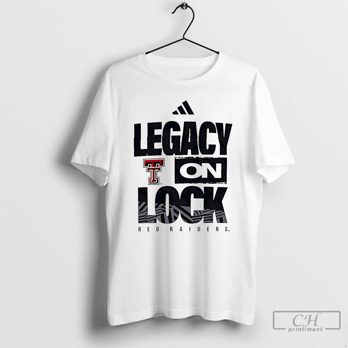 Classic Texas Tech Red Raiders Legacy On Lock Logo Unisex T-shirt, Sweatshirt, Hoodie, Long Sleeve Tee
