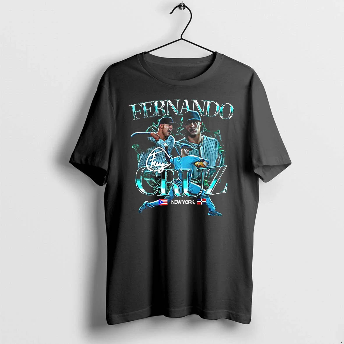Fernando Cruz New York Baseball Graphic Tshirts Sweater