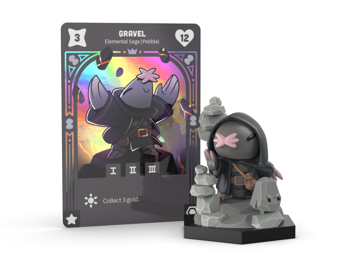 Command of Nature: Gravel the Pebble Sage Vinyl Figure