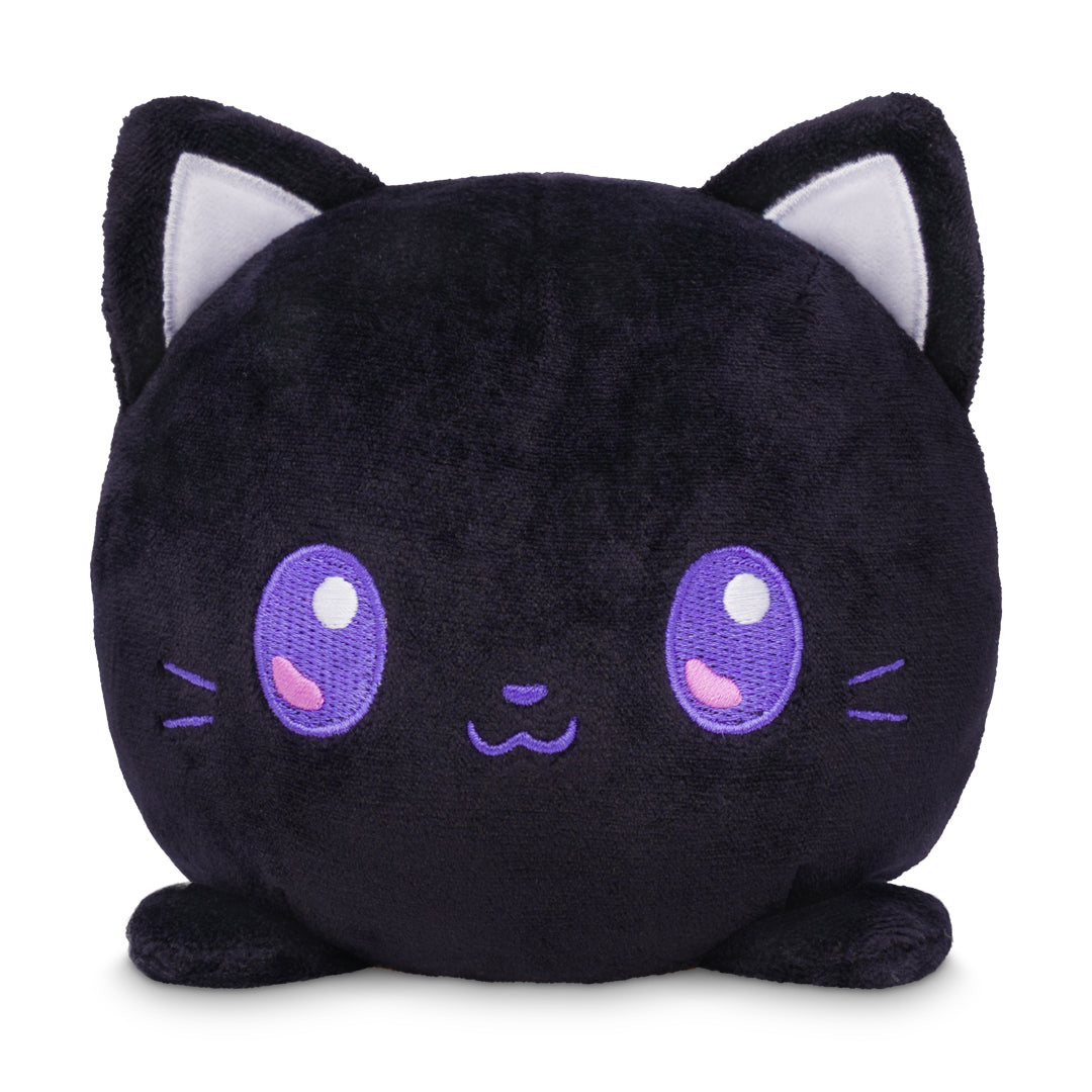 Halloween Cat & Jack-o-Lantern 4" Reversible Plushie (Glow)