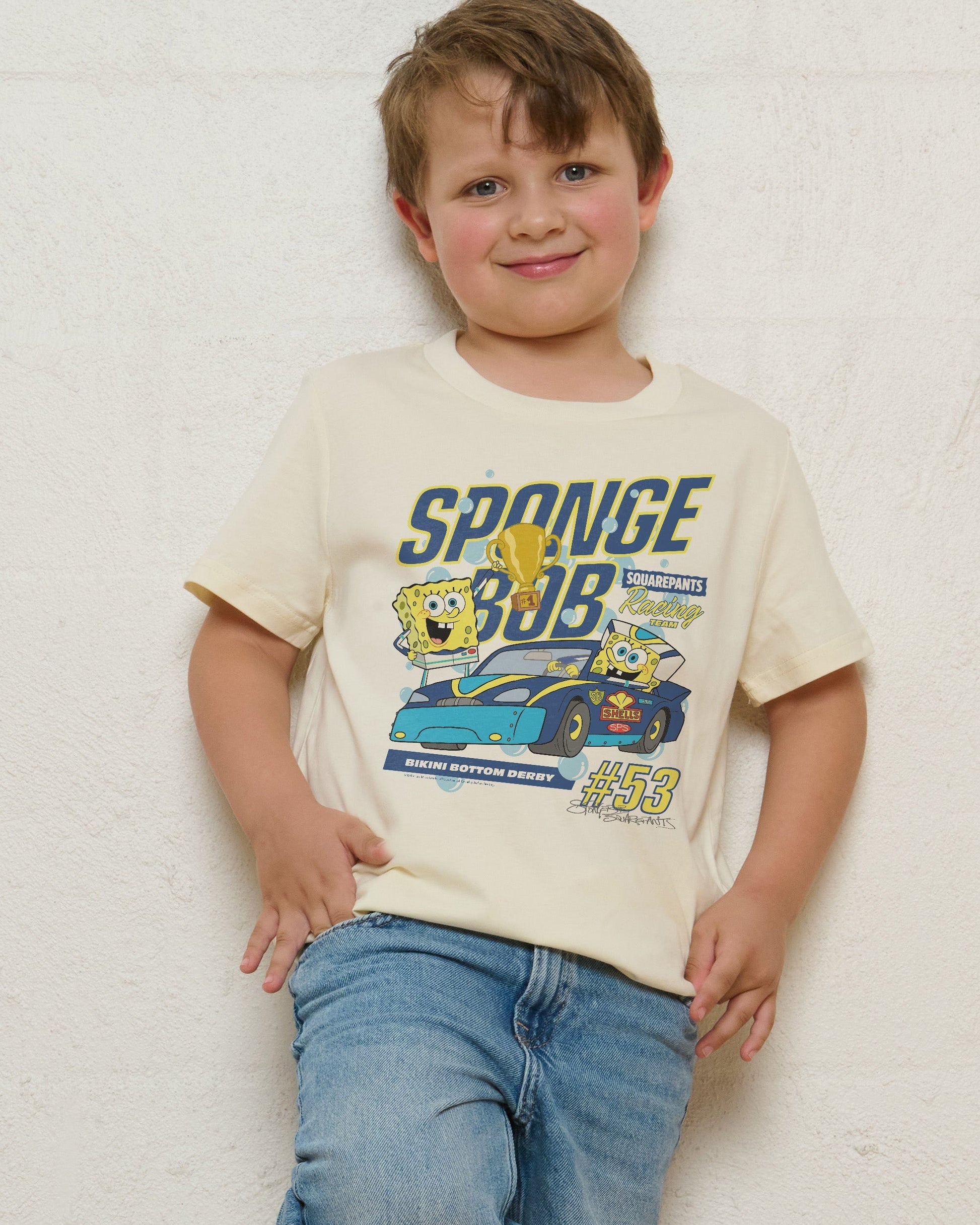 Spongebob Racing Kids T-Shirt