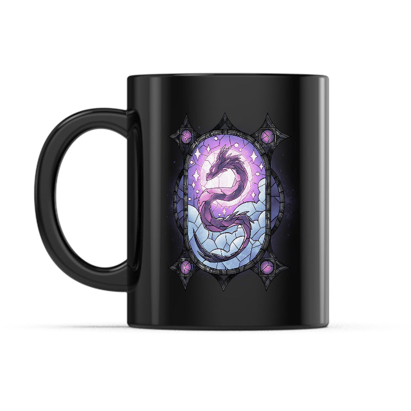Stained Glass Dragon Mug