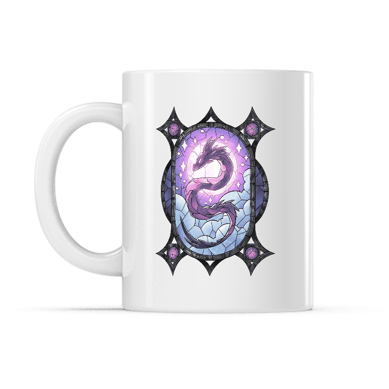 Stained Glass Dragon Mug