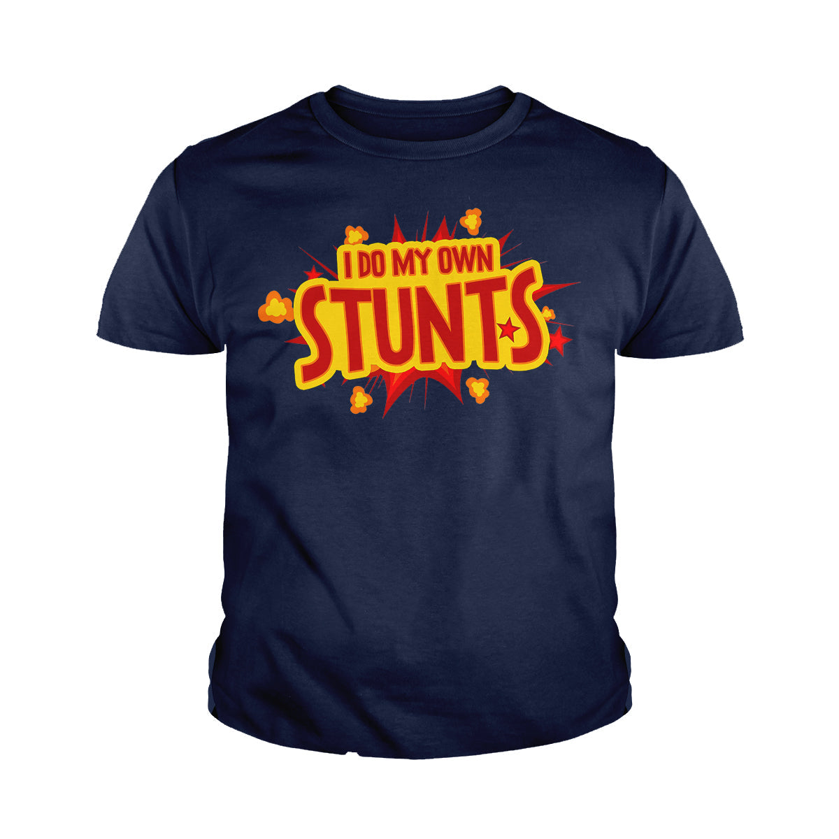 I Do My Own Stunts Kids Shirts