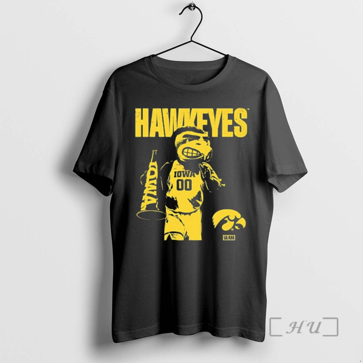 Officials Iowa Herky The Hawk Mascot Slam