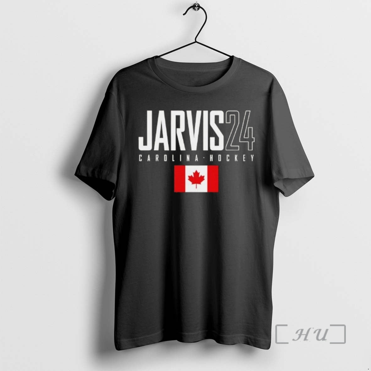 Officials Seth Jarvis 24 Carolina Hurricanes Canada Flag Elite