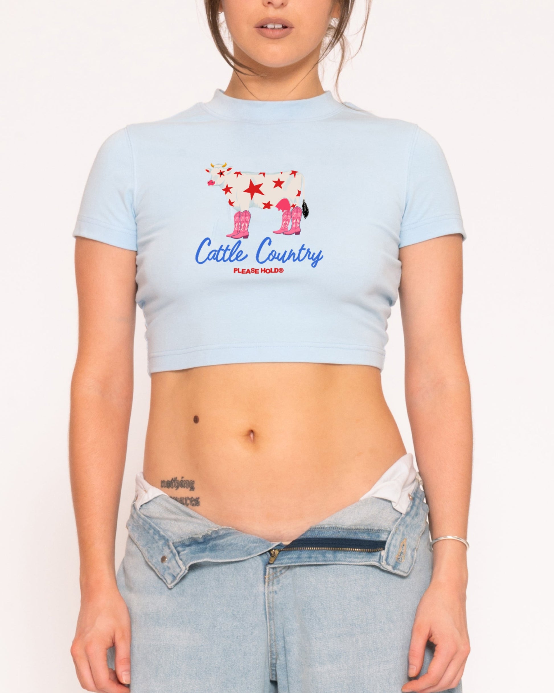 Cattle Country Baby Tee
