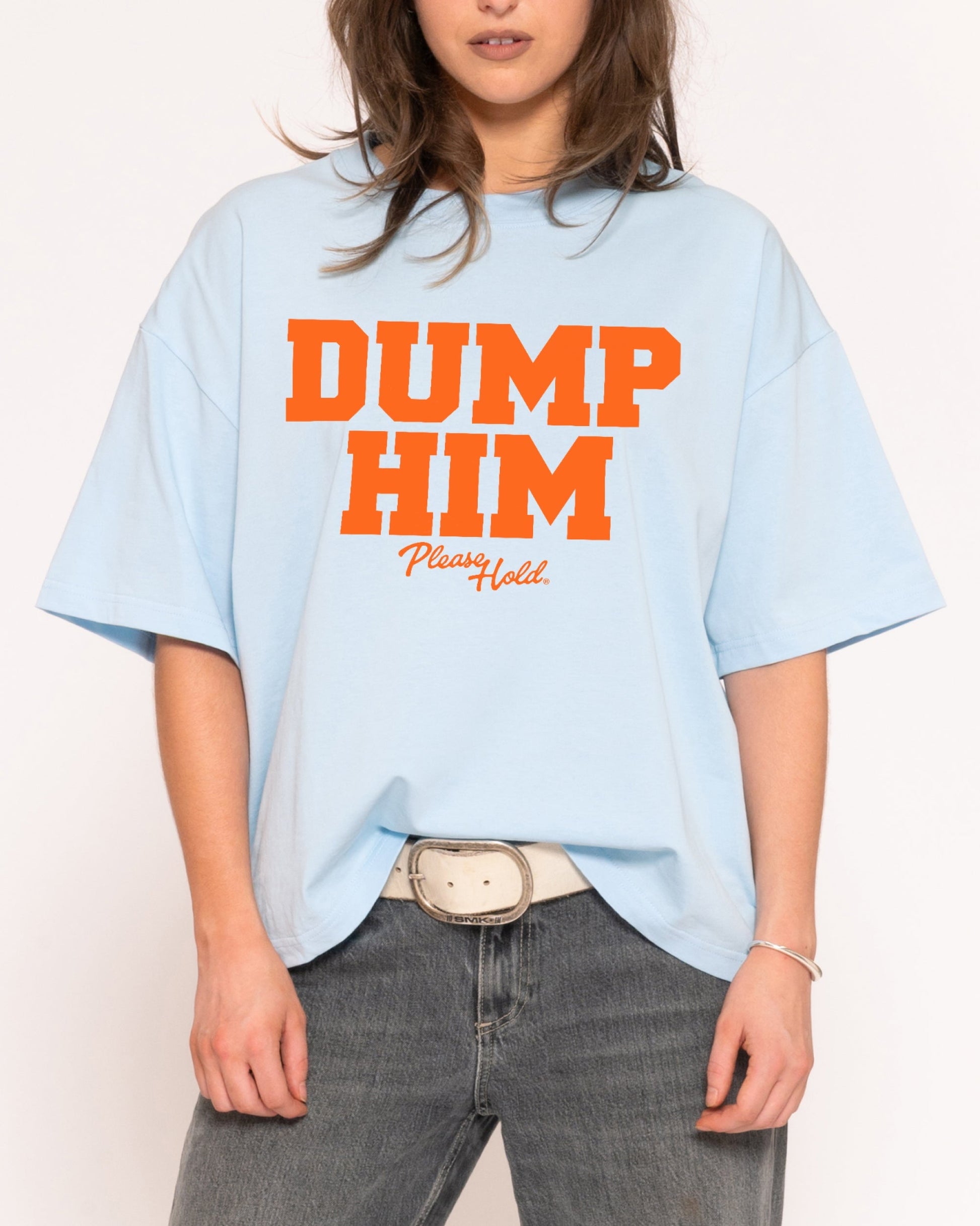 Dump Him Boxy Crop Tee