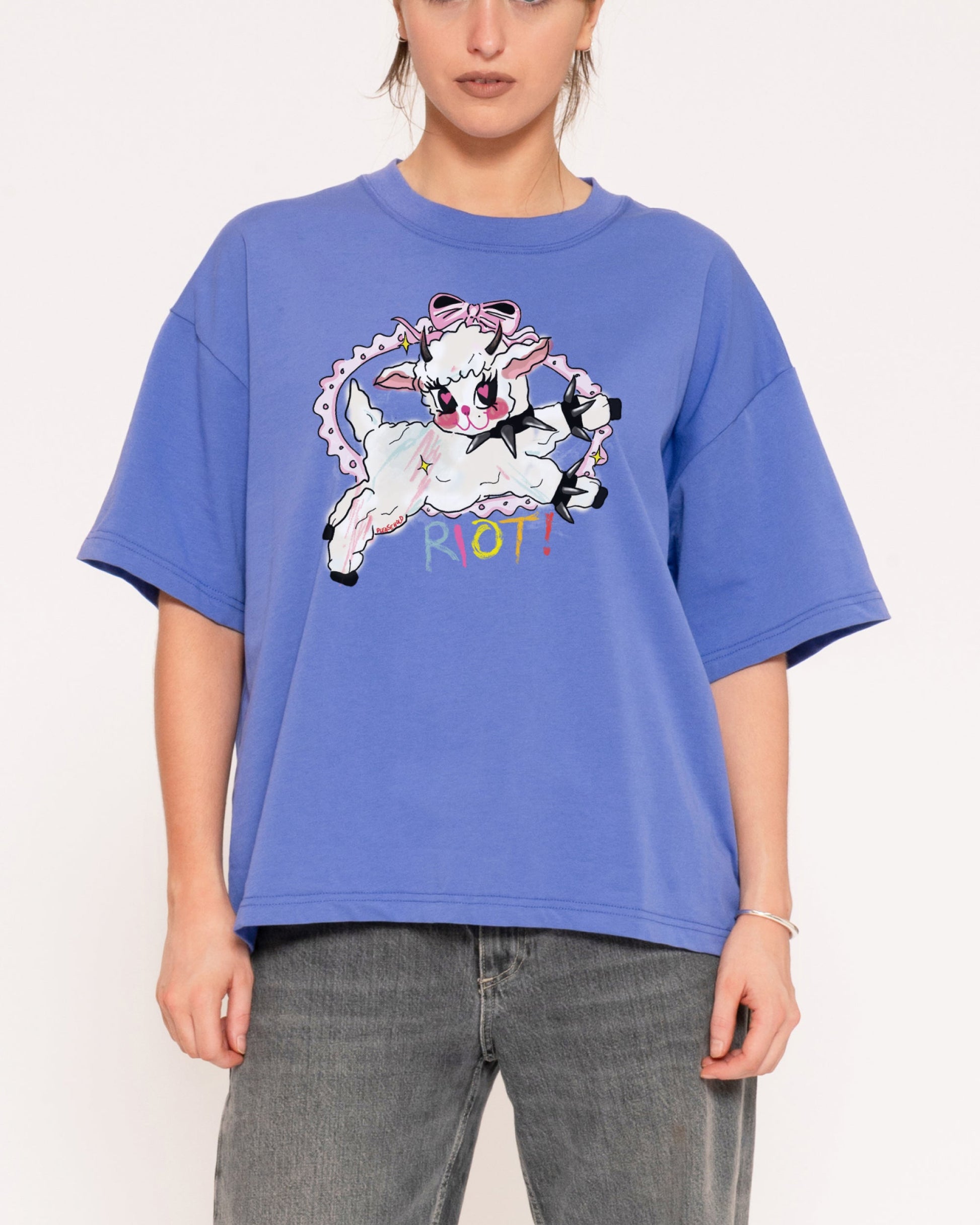 Riot Boxy Crop Tee