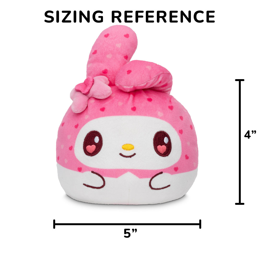 Valentine Present My Melody 4" Reversible Plushie