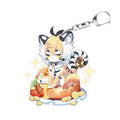 Genshin Impact 'Zhongli Cat' Keyring Plastic Keychain