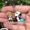 Genshin Impact 'Zhongli & Tartaglia' Keyring Acrylic Keychain