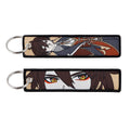 Genshin Impact 'Zhongli' Embroidered Keychain