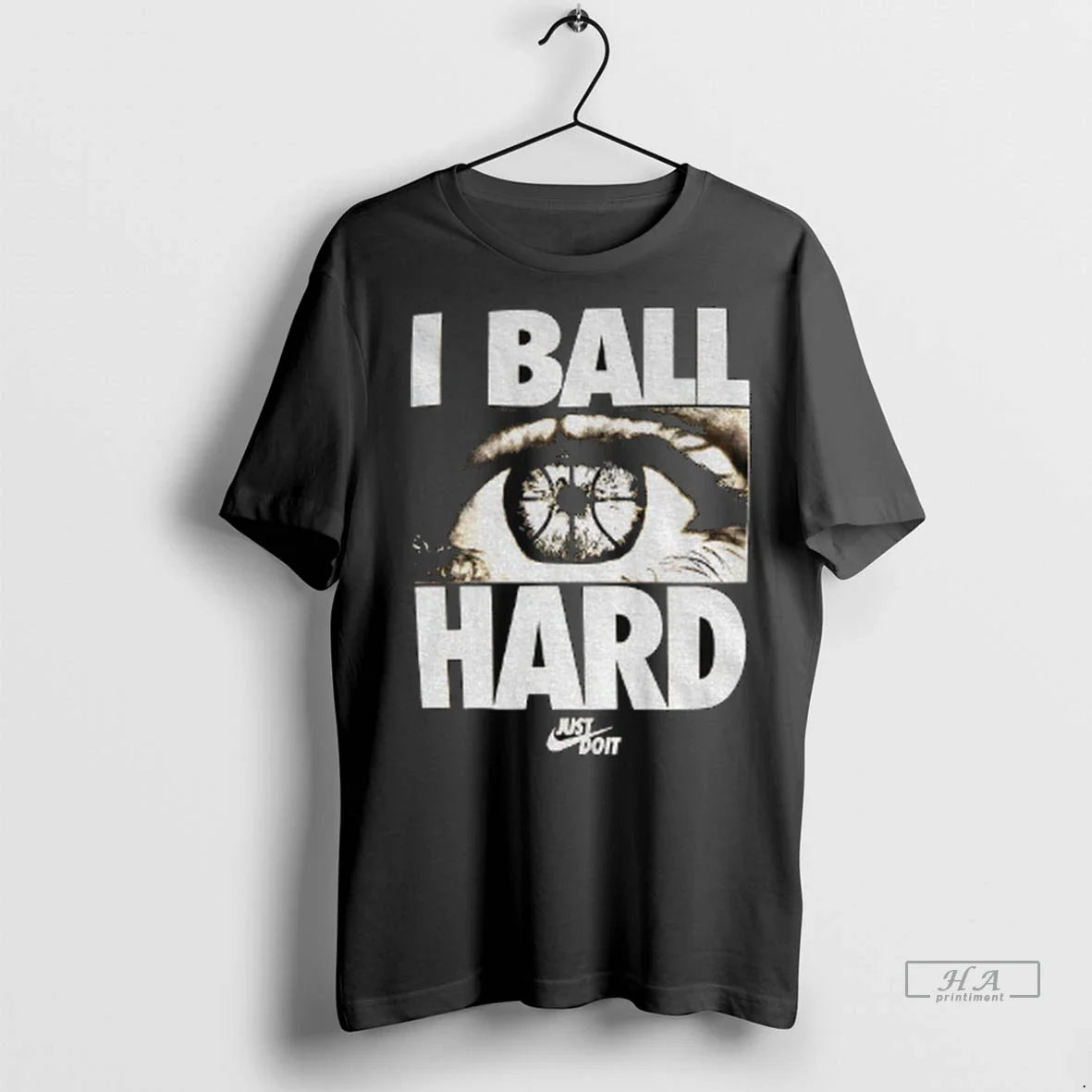 Trendy Eye I Ball Hard Just Do It Basketball Shirt Sweater