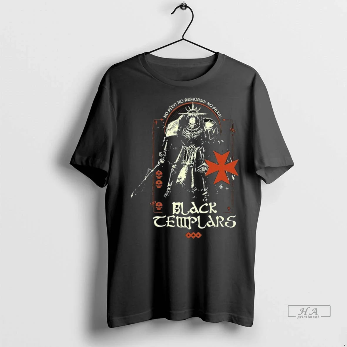 Trendy Officials Black Templars No Pity No Remorse No Fear Shirt Sweater
