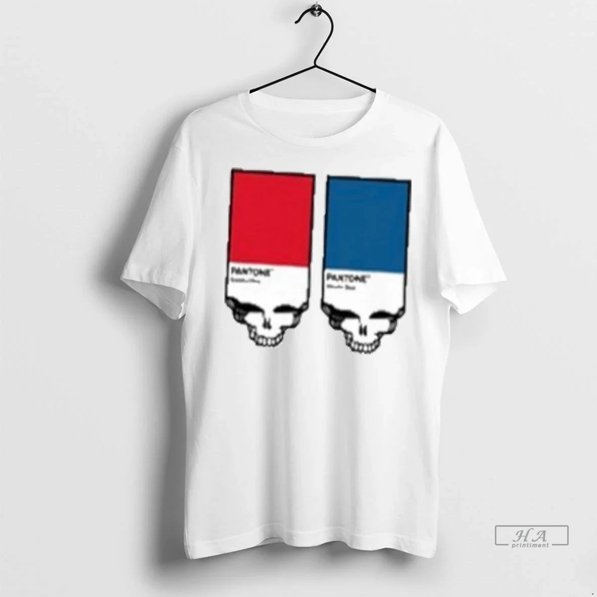 Trendy Grateful Dead Pantone Red Blue Shirt Sweater