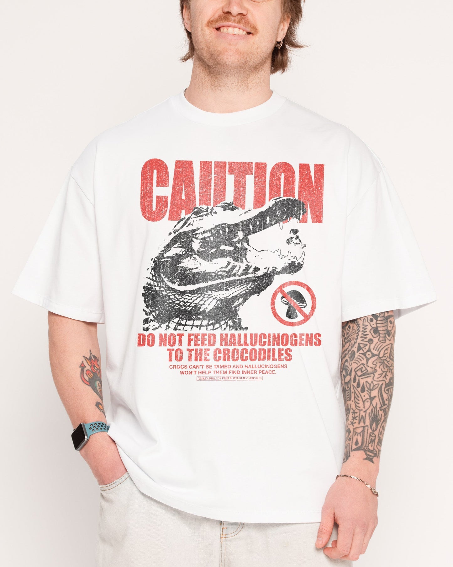 No Trips for Crocs Oversized Tee