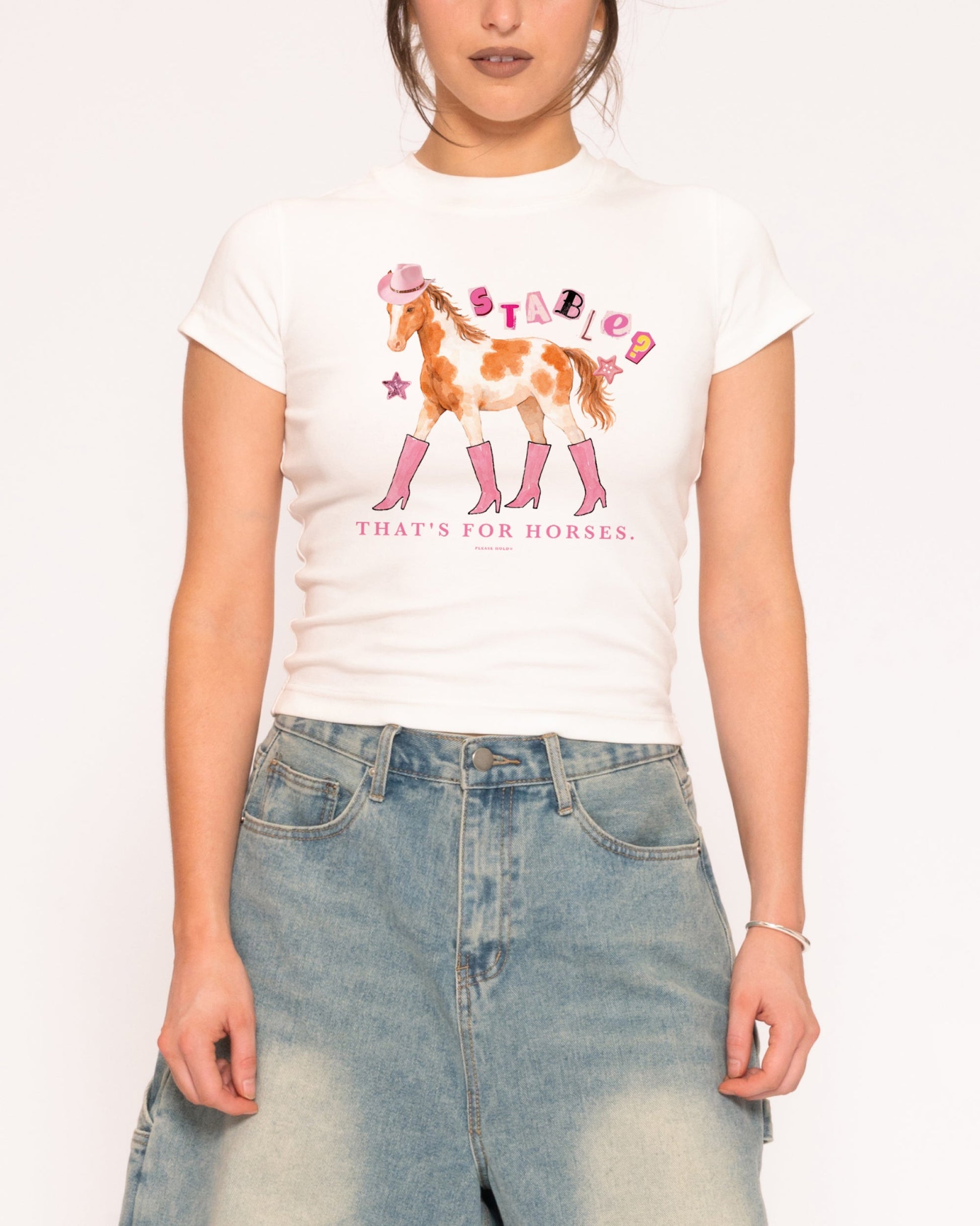 Stable? That's For Horses Longline Baby Tee