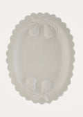 Pear Embossed Ceramic Platter