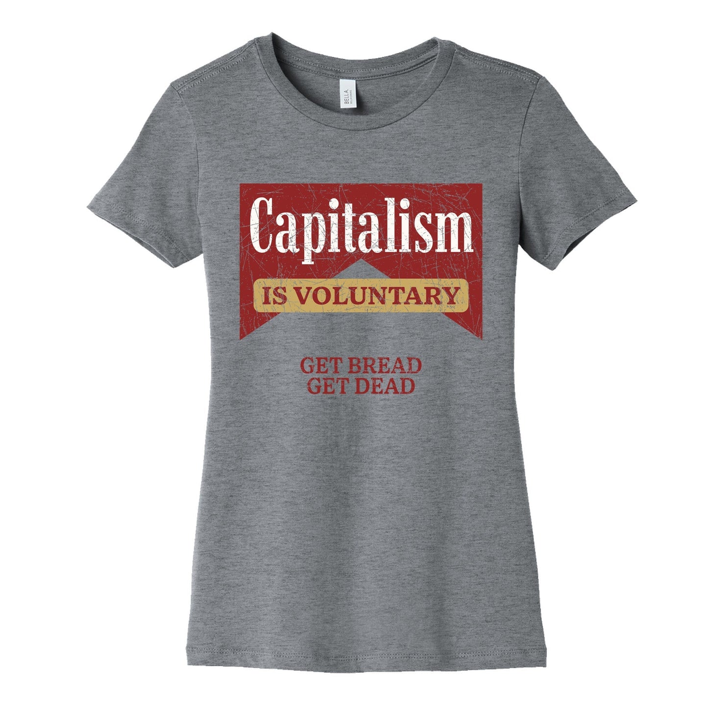 Capitalism is Voluntary Womens Cotton Tee
