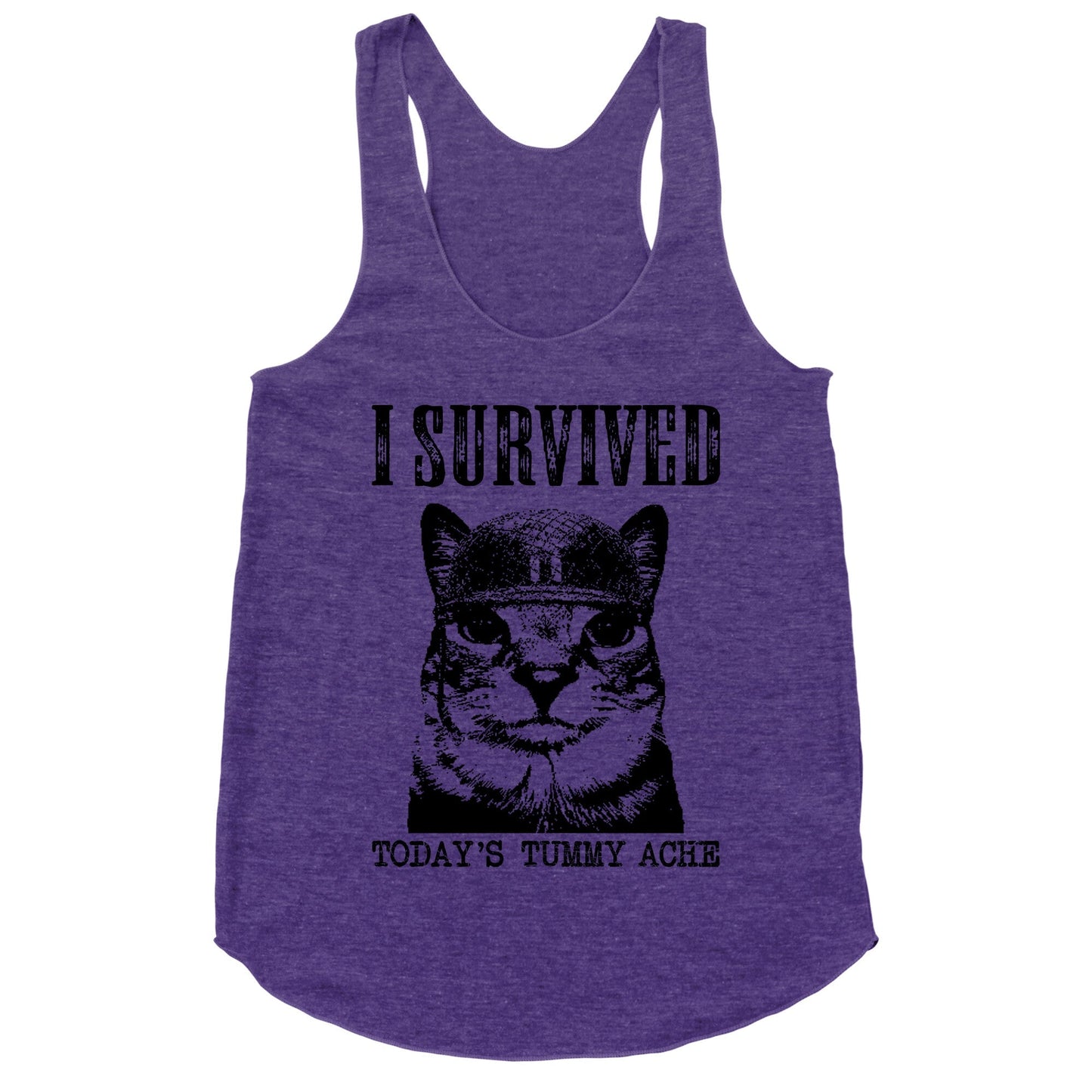 Tummy Ache Survivor Racerback Tank