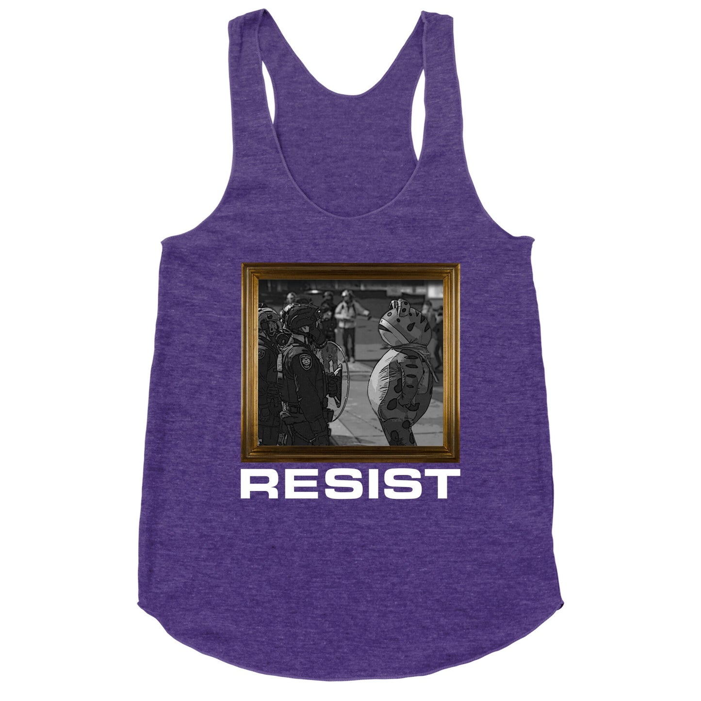 Portland Protest Frog Racerback Tank